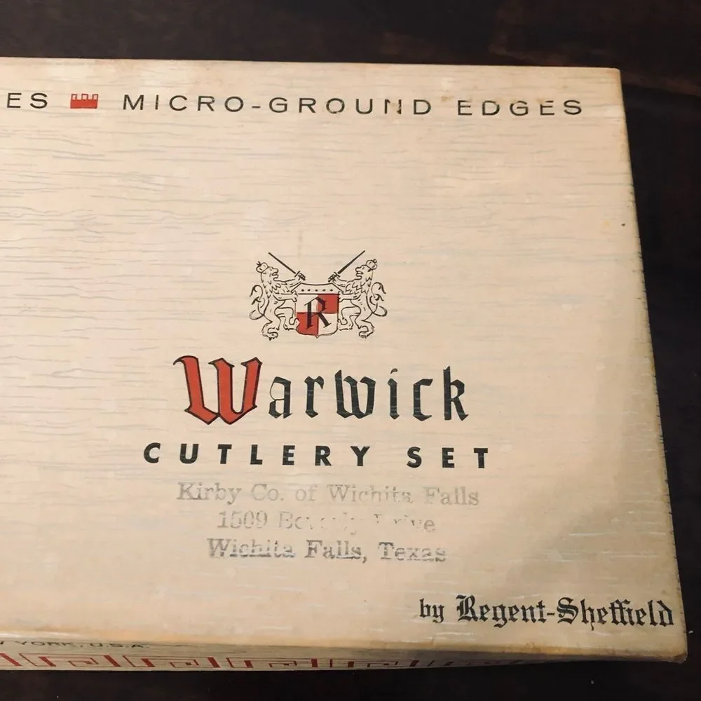 Vintage Warwick Cutlery Knife Set